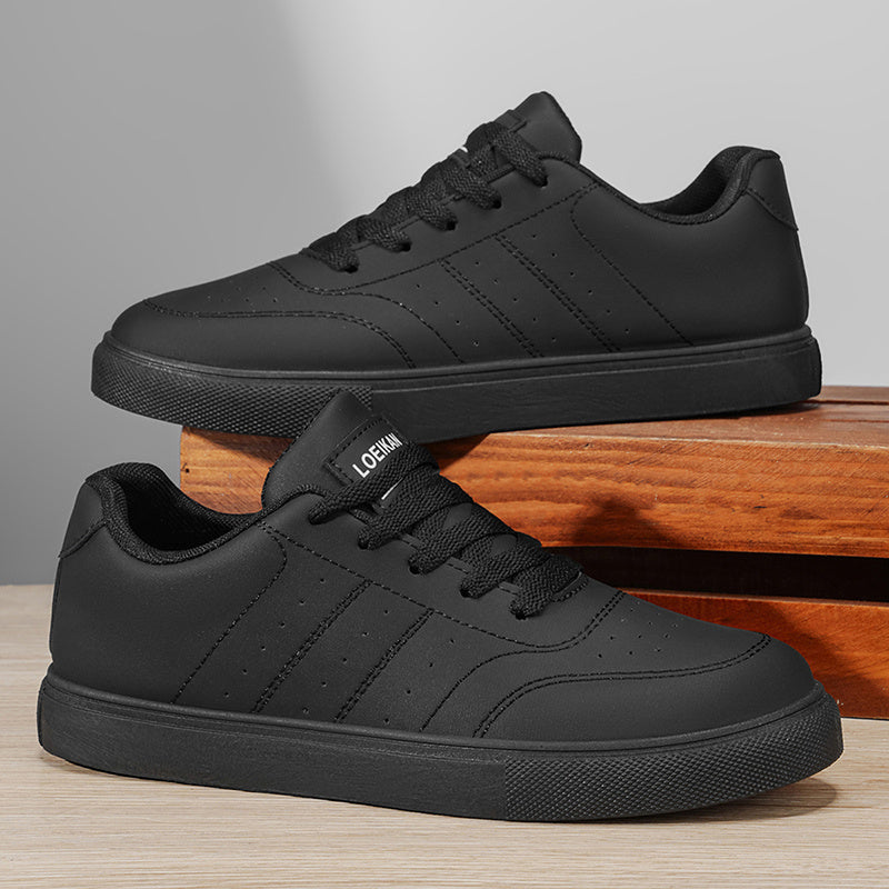 LOEIKAN New Arrival Men's Large Size Designer Casual Shoes Fashion Thick Sole Outdoor Hiking Sneakers Classic Black White Skate Shoes Comfortable Trendy Footwear Perfect Gifts for Men Him Free Shipping - ayq