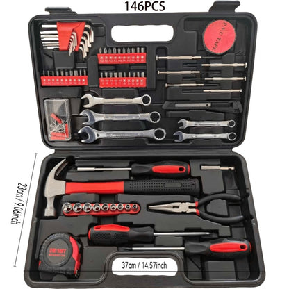 Home and Auto Repair Dual-Purpose Tool Set! No Need to Worry About Home Auto Repairs—this Versatile Set Handles Both Household and Automotive Maintenance. It Includes a Rich Assortment of Automotive Mechanical Tools, Making