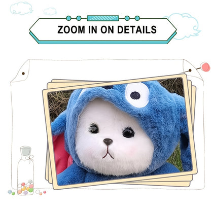 Cartoon Bear Plush Toy, Transforming Bear Doll, Cute Stuffed Toy, Adorable Teddy Bear Figure, Suitable for Halloween, Day, Thanksgiving, Easter, Christmas, Gifts, Holiday Presents, Birthday Gifts, New Year Gifts, Sofa Decorat