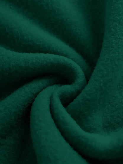 Women's Hooded Sweatshirt, Christmas Fashion Loose Elegant Long Sleeve Drawstring Hoodie, Atmospheric Print Red/Dark Green/Tender Pink/Violet Hooded Sweatshirt, Holiday Gift, Women's Clothing