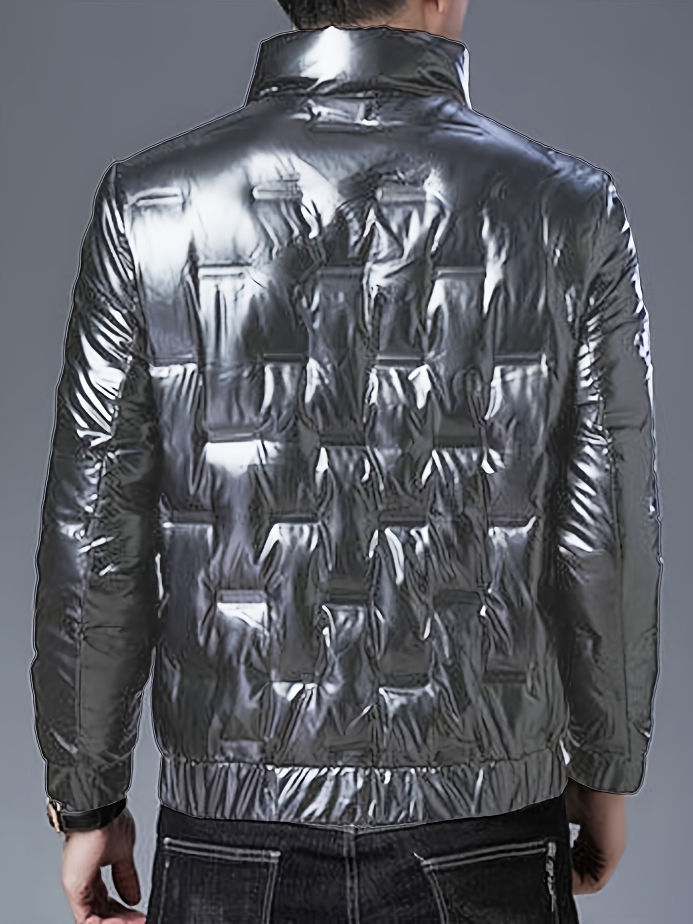 Men'S Winter Jacket - Windproof & High Quality Cold Weather Coat with Stand-Up Collar, Thick Insulated Outerwear for Skiing, Hiking, Commuting - Non-Stretch Fabric, Easy-Care - Ideal for Everyday & Formal Events, Winter Coat,