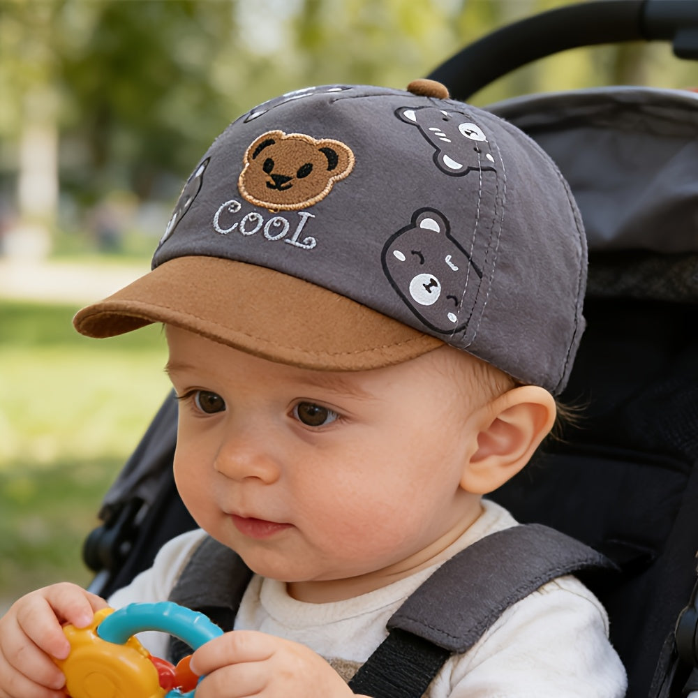 Toddler Sun Hat with Soft Brim, Lightweight Outdoor Cap 3-24 Months