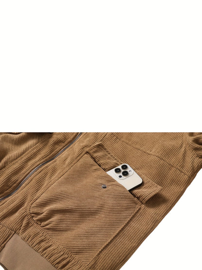 Տղամարդու ամուր ջերմային բաճկոն - քամուց պաշտպանող և բարձրորակ ձմեռային վերարկու՝ կայծակաճարմանդով, բազմագրպան դիզայնով, չձգվող գործվածքով - ցուրտ եղանակի վերնազգեստ ամենօրյա օգտագործման համար, հաստ, քամուց պաշտպանող բաճկոն, առօրյա վերնազգեստ, դիմացկուն