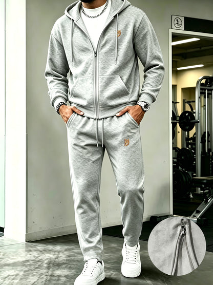 Men's Fall/Winter Warm Loose-Fit Hoodie and Pants Set