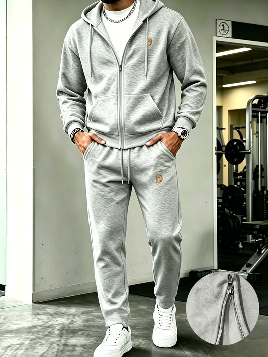 Men's Fall/Winter Warm Loose-Fit Hoodie and Pants Set