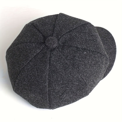 Women's Classic Warm Newsboy Beret Hat Lightweight Polyester