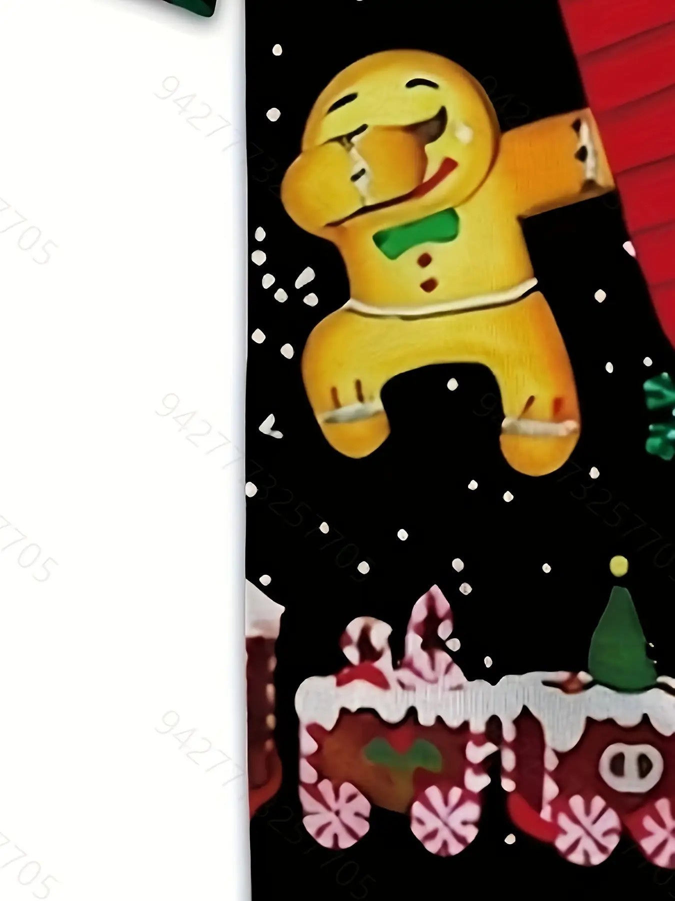 Men's Large 3D Christmas Sweater T-Shirt - Short Sleeve Round Neck with Santa, Snowman, Gingerbread & Candy Cane Print - Ugly Sweater Party Outfit, Holiday Celebration Costume (Vibrant Colors, Machine Washable), PLUS SIZE