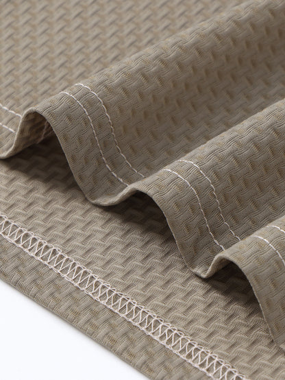 G884-DIOS Men's Short Sleeve Casual Summer Printed T-Shirt - Fashionable and Versatile Top, Geometric Design, Lightweight Golf Shirt - ayq