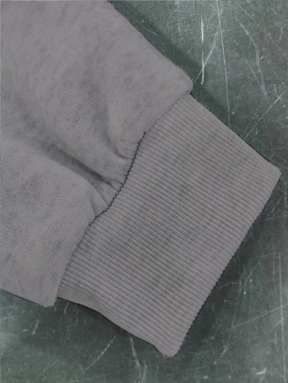 Women's Casual Heather Gray Half-Zip Sweatshirt - Soft Polyester & Elastane Blend, Long Sleeve, Stand Collar, Machine Washable - Perfect for Spring/Fall