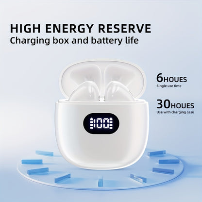 Նոր Style True Wireless ականջի մեջ սպորտային երաժշտության ականջակալ մինի ականջակալներ TWS HIFI bass HD զանգահարող ստերեո ականջակալներ Android-ի համար iPhone-ի համար Բջջային հեռախոսի խաղերի ականջակալներ խելացի ականջակալներ