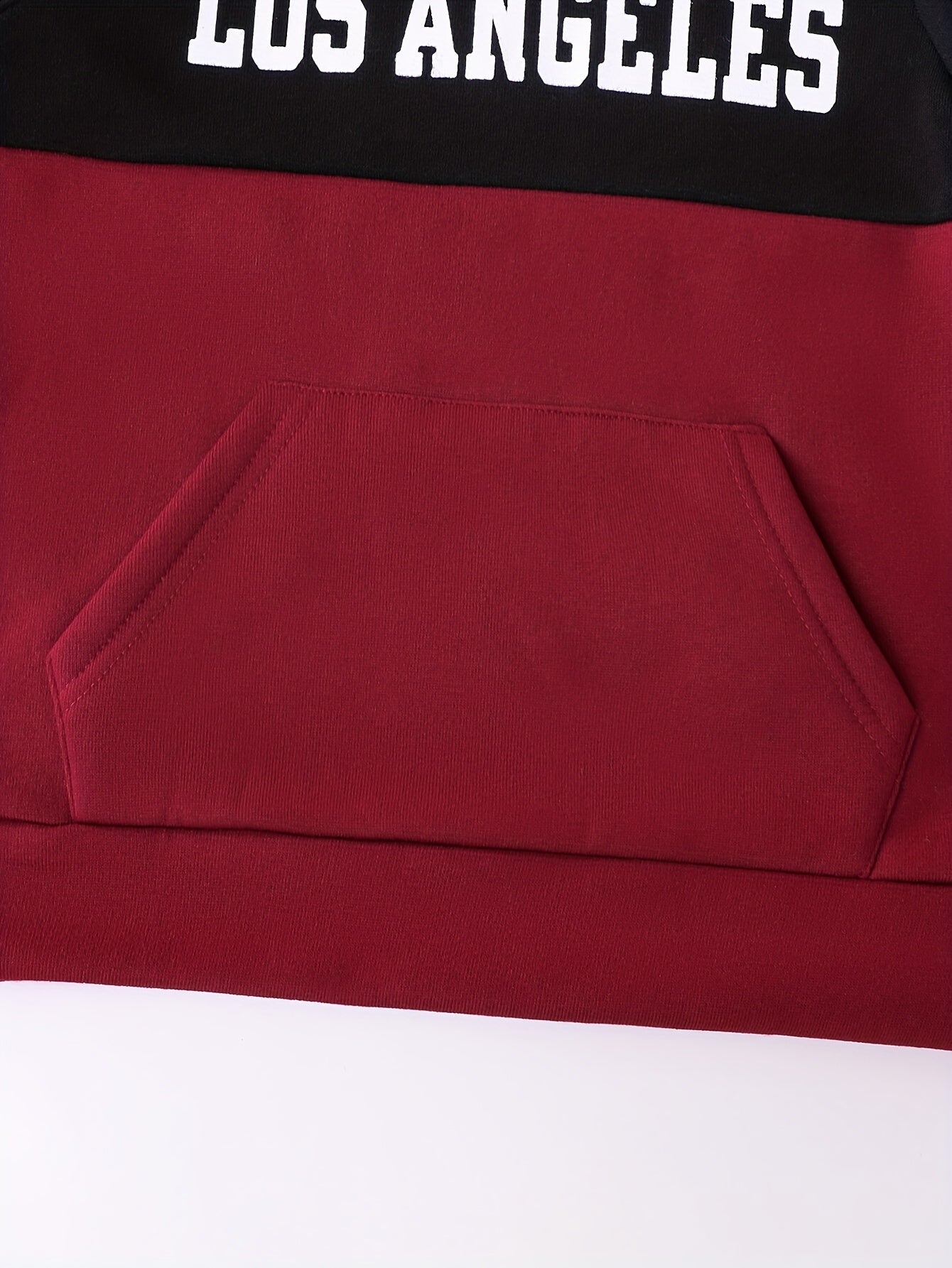 2pcs Boys' Autumn/Winter Fleece-Lined Hooded Sweatshirt and Pants Set, Simple Letter Print Fashion Classic Outfit for Outdoor Sports and Casual Wear, 100% Polyester Knit Stretch Fabric, Ideal Gift Choice for Kids, Perfect for