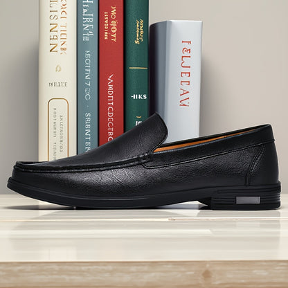 Men's Casual Slip-On Loafers Leather Outdoor Shoes