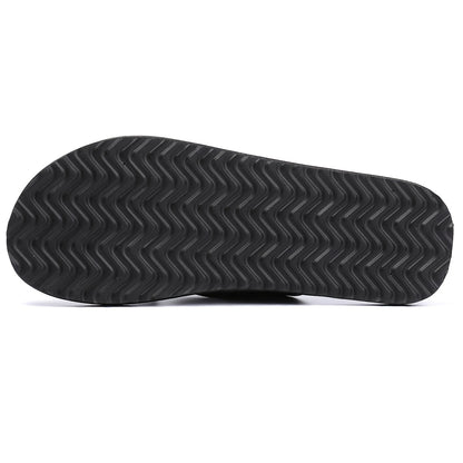 Men's Outdoor Casual Sandals with Cross Strap Design