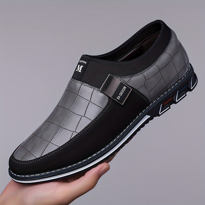 Men's Casual Slip-On Business Loafers with Anti-Slip Sole