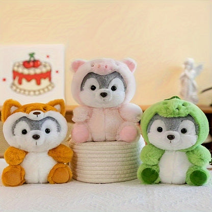 1pc, Soft Plush Animal Role-Playing Doll - Cute Cartoon Bear Toy, Available in Brown, Blue, Pink, And Green Baby Pillow Companions - Perfect for Room Decor And Gifts, Adorable Plush Toy with a Fun Design And Fluffy Texture