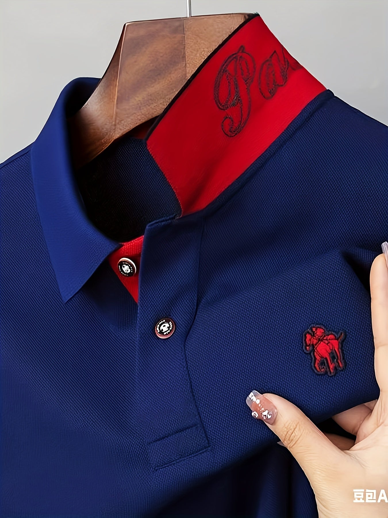 Men'S Stylish Short-Sleeve Polo Shirt Featuring a Contrasting Ribbed Collar And Exquisite, a Timeless And Versatile Choice - ayq