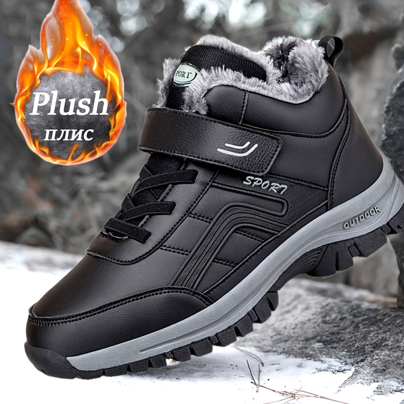Winter Men Boots Women High Quality Warm Snow Boots for Man Non-slip Hiking Shoes Men Sneaker 2023 Comfortable Couple Shoes for Women
