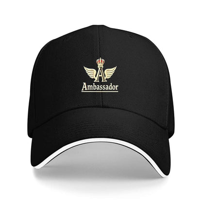 Unisex Lightweight Adjustable Trucker Hat with Golden Winged Emblem