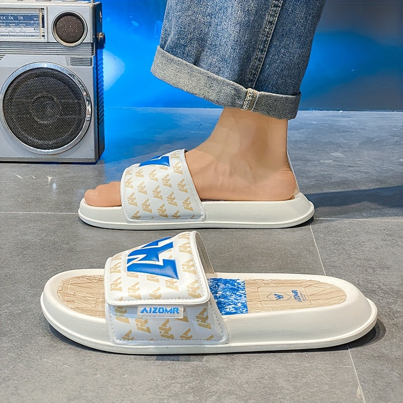 Men's Trendy Non-Slip Outdoor Slippers with Soft EVA Sole
