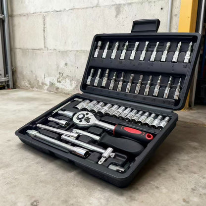 Բազմաֆունկցիոնալ մեքենաների վերանորոգման գործիքների հավաքածու | Բարձր կարծրության քրոմ-վանադիումային պողպատ, ունիվերսալ կիրառելի է տնային և մասնագիտական ​​​​գարաժների համար, մեխանիկական շահագործում