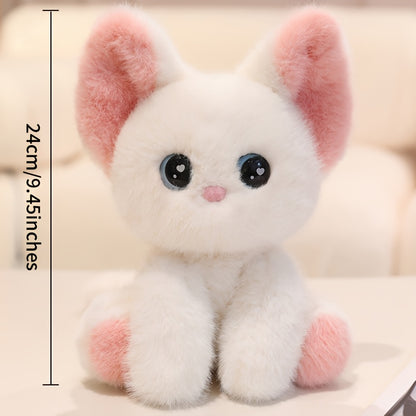 1 հատ Kawaii մուլտֆիլմային փափուկ փափուկ կատվի սիմուլյացիոն փափուկ խաղալիքներ - սիրուն փափուկ խաղալիքներ սեղանի ընկերոջ, տան դեկորի, բազմոցի դեկորի, սենյակի դեկորի, տոնական և ծննդյան նվեր ընկերների և ընտանիքի համար
