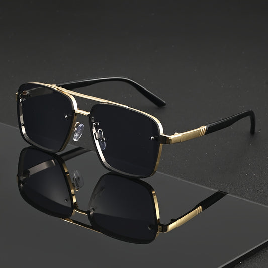 Bertans Vintage Fashion Trend Matching Decorative Eyewear, Men's and Women's Casual Simple and Unique Double Bundle Design Shape Eyewear, Christmas, Easter, Valentine's Day, Independence Day, Thanksgiving, New Year's Day, the