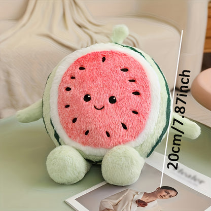 Adorable Watermelon Plush Toy, Watermelon-Themed Plush Animals for Christmas And Halloween, Soft Toys for Children, Boys, Girls, Infants, Friends, And Family, Perfect Gifts for Birthdays, Christmas, And Halloween.