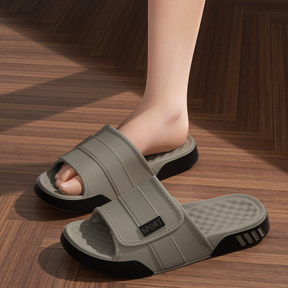 Men's New Summer Slides | EVA 1pc Molding Non-Slip Breathable Multi-Color for Beach Home Vacation - ayq