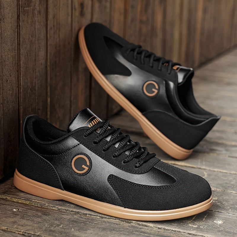 LOEIKAN Men'S Low-Top Sports Casual Shoes | Comfortable, Fashionable, Versatile for Outdoor and Street Wear, Faux Upper, PVC Sole, Lace Closure - ayq
