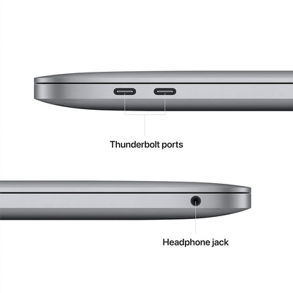 2022 Apple Macbook Pro Laptop with M2 Chip: 13-Inch Retina Display, 8GB RAM, 256GB ​​​​​​​SSD ​​​​​​​Storage, Touch Bar, Backlit Keyboard, Facetime HD Camera. Works with Iphone and Ipad; Space Gray