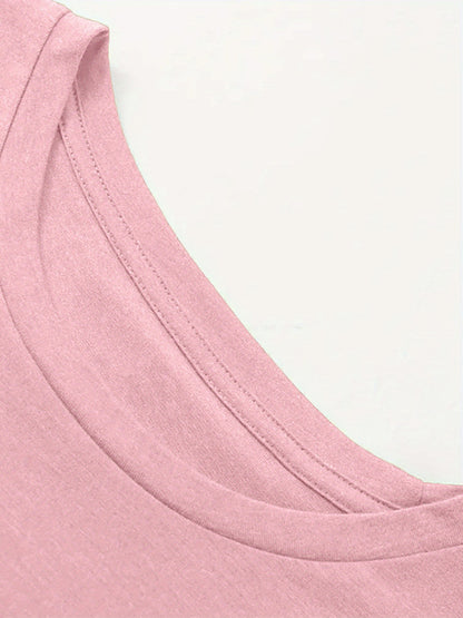 Women's Summer Casual Short Sleeve T-Shirt & Shorts Set