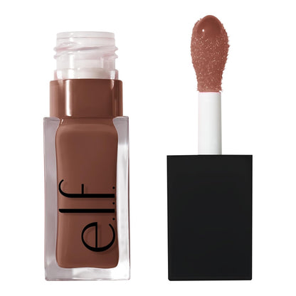 E.L.F. Glow Reviver Lip Oil, Nourishing Tinted Lip Oil for a High-Shine Finish, Infused with Jojoba Oil, Vegan & Cruelty-Free, Rose Envy
