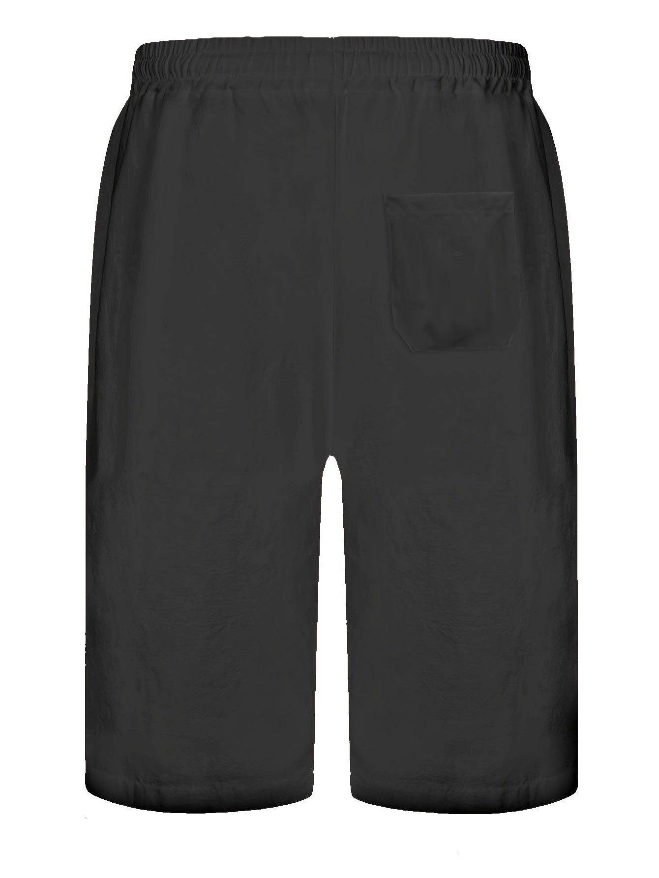 Men's Casual Comfy Cotton Breathable Active Shorts, Chic Drawstring Beach Shorts