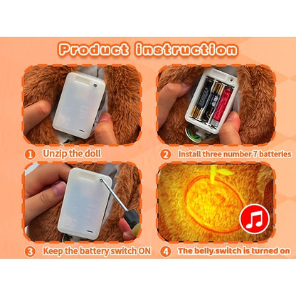 Շնչող փափուկ խաղալիք՝ կապիբարա, իրատեսական շնչառական շարժումներով և հանգստացնող երաժշտական ​​լույսերով։ Փափուկ խաղալիք, որը կատարյալ է ծննդյան նվերների համար՝ թե՛ մեծահասակների, թե՛ երեխաների համար։