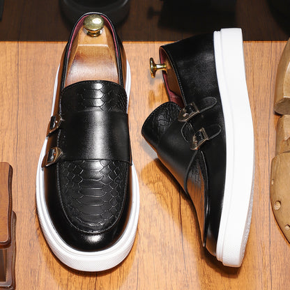 Men's British Style Slip-On Loafers Casual Business Shoes