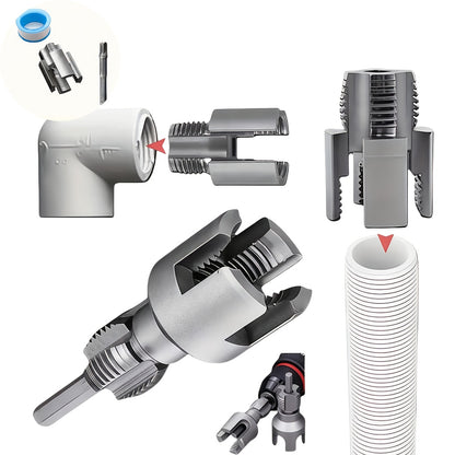 A Set of Three Pipe Threading Tools, Suitable for Processing 1/2 Inch PPR Internal And External Threads, Including Taps And Tools with Sealing Tape.