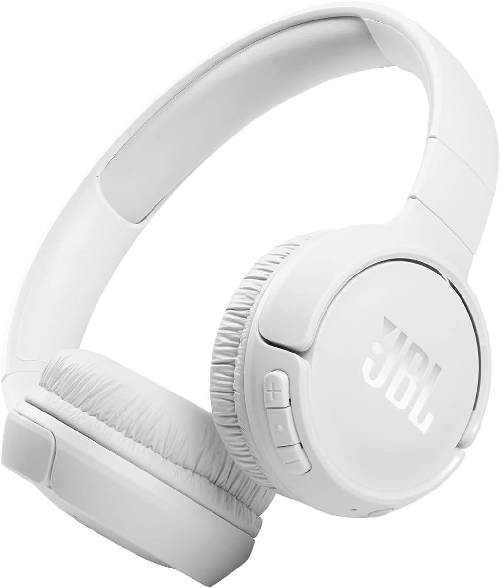 JBL Tune 510BT - Bluetooth Headphones with up to 40 Hours Battery, Microphone for Call, Foldable and Comfortable, Android and Ios Compatible (Black)