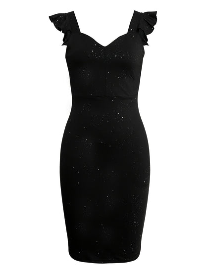 Կանացի նորաձևություն Slim Fit Slit Zipper զգեստ