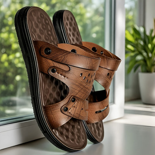 Men’s Plus Size Breathable Outdoor Summer Slippers