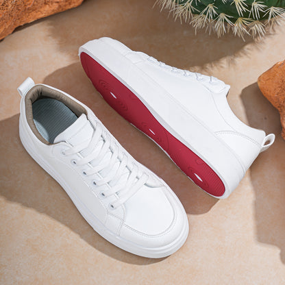 Men's Retro Casual Low-Top Sneakers with PU Upper