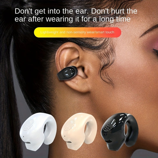 TWS Open-Ear Wireless Earbuds with Touch Control, Rechargeable Lithium Polymer Battery, LED Display, Fantasy Theme Design, Plastic Material, No-Cable Sports Music Gaming Headset for iOS/Android