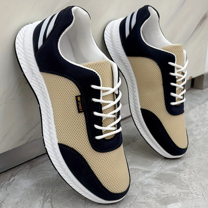 Men'S Mesh Shoes, Trendy And Versatile Footwear, Fashionable Sports And Casual Shoes, Slip-Resistant And Durable Men'S Sneakers - ayq
