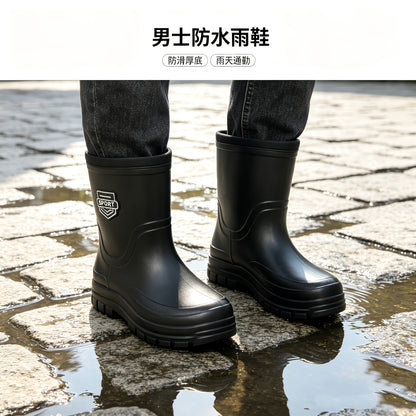 Men's Waterproof High-Top EVA Winter Snow Boots
