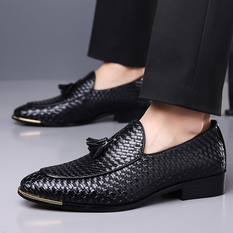 Men's Classic Tassel Loafers - Casual & Business Slip-On Shoes