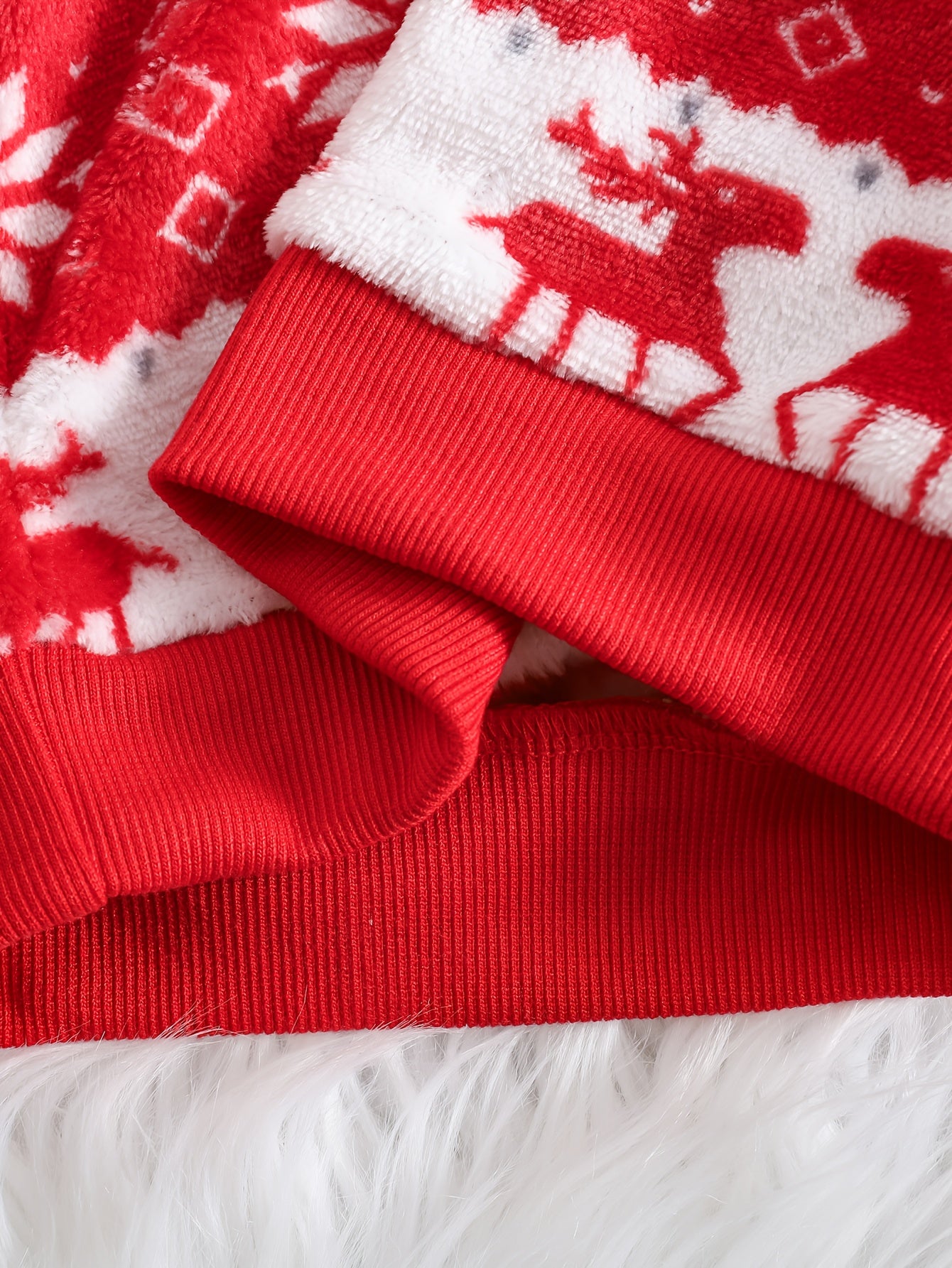 2pcs Girls' Cute Deer Print Fashionable Thick Flannel Set for Autumn/Winter, Soft and Comfortable Warm Outfit, Versatile Casual Attire with Outdoor Activities, Winter Clothing, Autumn Fashion, Stylish Kids' Wear, Playful Desi