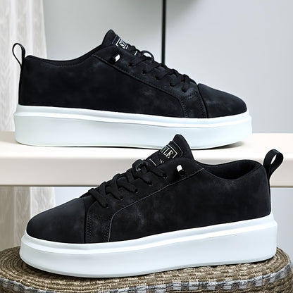 Unisex Platform Sneakers with Height Increase – Minimalist Low-Top Lac