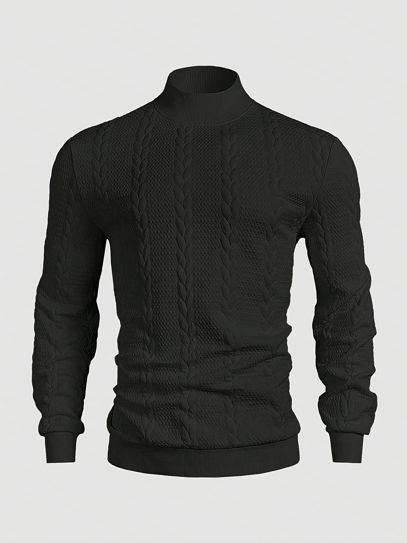 Տղամարդու գարնանային և աշնանային բարձր օձիքով միագույն, հեշտ ամրացվող, կողային կտորից վերնաշապիկ, պատրաստված հարմարավետ և մաշկի համար անվտանգ նյութից, կատարյալ է ինչպես առօրյա զբոսանքների, այնպես էլ աշնանային և ձմեռային սեզոնների ամենօրյա կրելու համար։