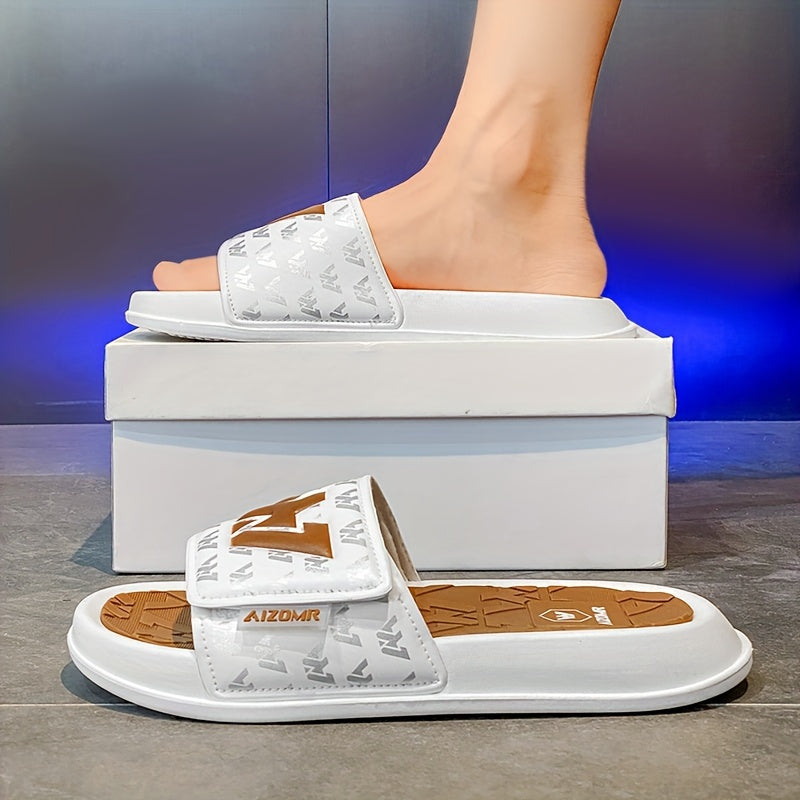 Men's Streetwear Slides with Non-Slip Sole - Casual EVA Sandals