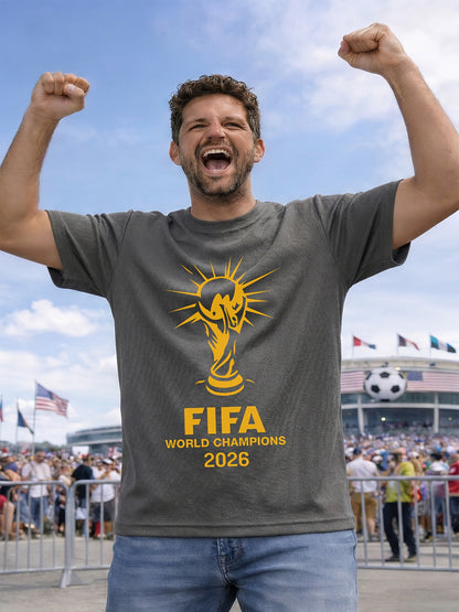 Men's 2026 FIFA World Cup Casual Crew Neck T-Shirt