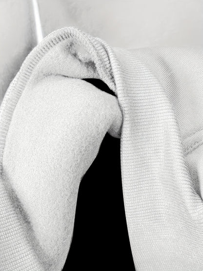 Men'S Trendy And Minimalist Triangular Striped Logo Hoodie And Sweatpants Set for Spring And Autumn, Featuring a Loose And Comfortable Design Suitable for Sports And Leisure, Machine Washable